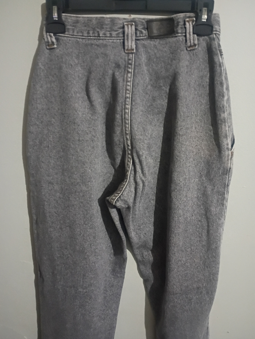 Lee Authentic Vintage High-Waist Gray Acid Wash Jeans